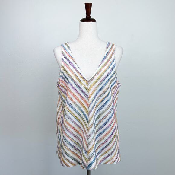 Lou & Grey Colorful Matching V-Neck Tank Top & Short Set - Picture 5 of 16